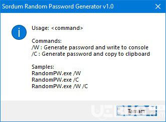 Sordum Random Password Generator(强密码随机生成器)v1.0免费版【3】
