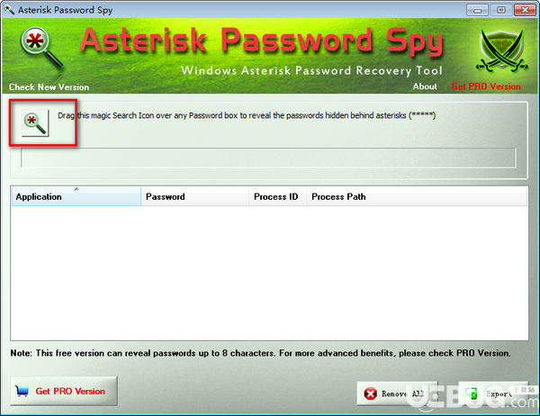 Asterisk Password Spy(星号密码查看器)v9.0免费版【3】