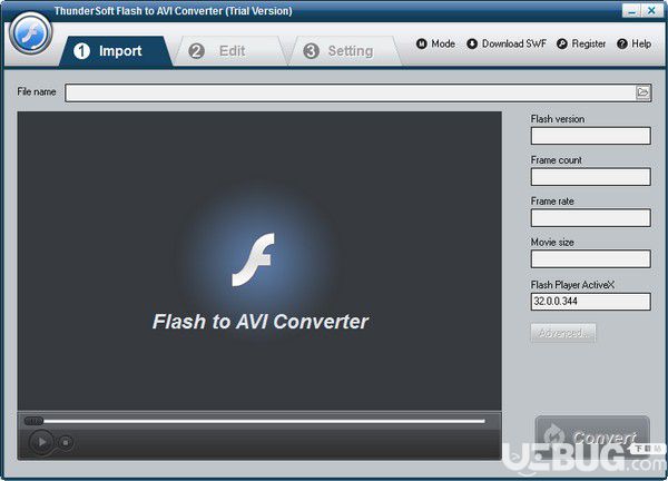 ThunderSoft Flash to AVI Converter(flash转avi工具)