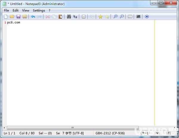 Notepad3(高级文本编辑器)