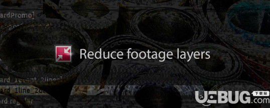 Reduce Footage Layers(快速清除素材图层AE插件)
