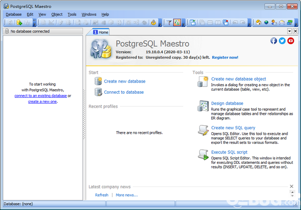 PostgreSQL Maestro