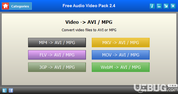 Free Audio Video Pack(视频格式转换器)v2.4.0.0绿色版【2】