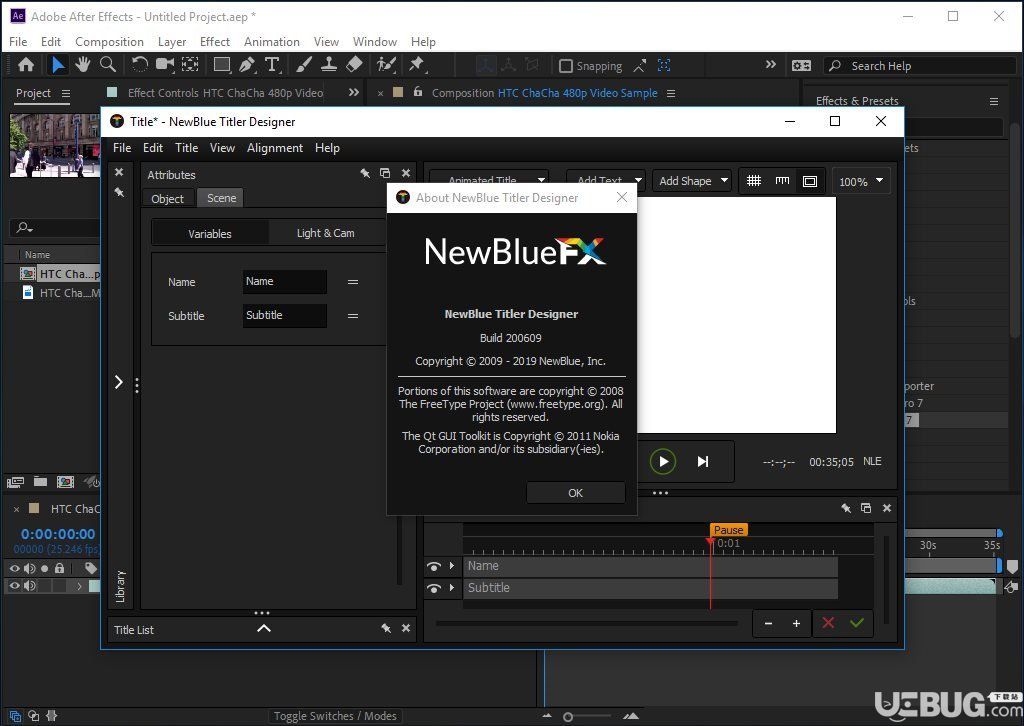 NewBlueFX Titler Pro Ultimate破解版