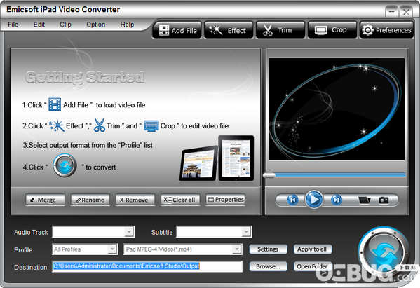 Emicsoft iPad Video Converter(IPAD视频转换器)