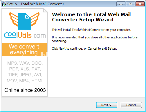 Total Web Mail Converter(邮件转换工具)v4.0.1.236免费版【2】